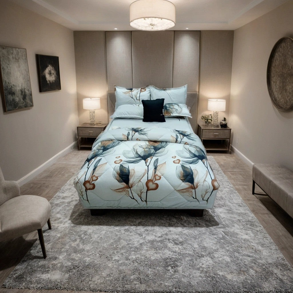 Turkish Pattern Non-Detachable Duvet Sets