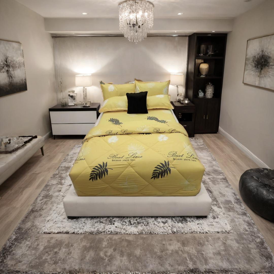 💯 Egyptian Standard Cotton Pattern Detachable Duvet Sets