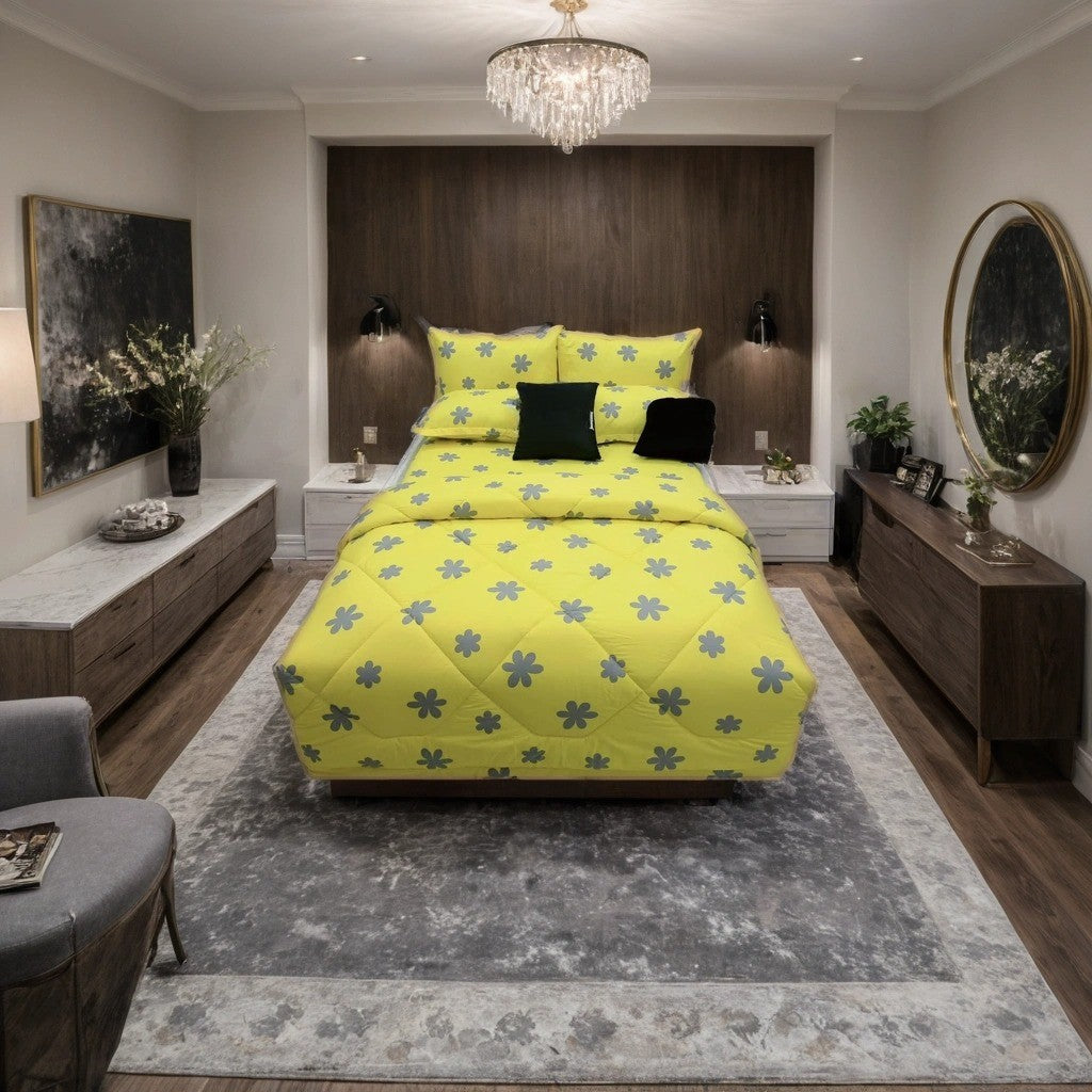 💯 Egyptian Standard Cotton Pattern Detachable Duvet Sets