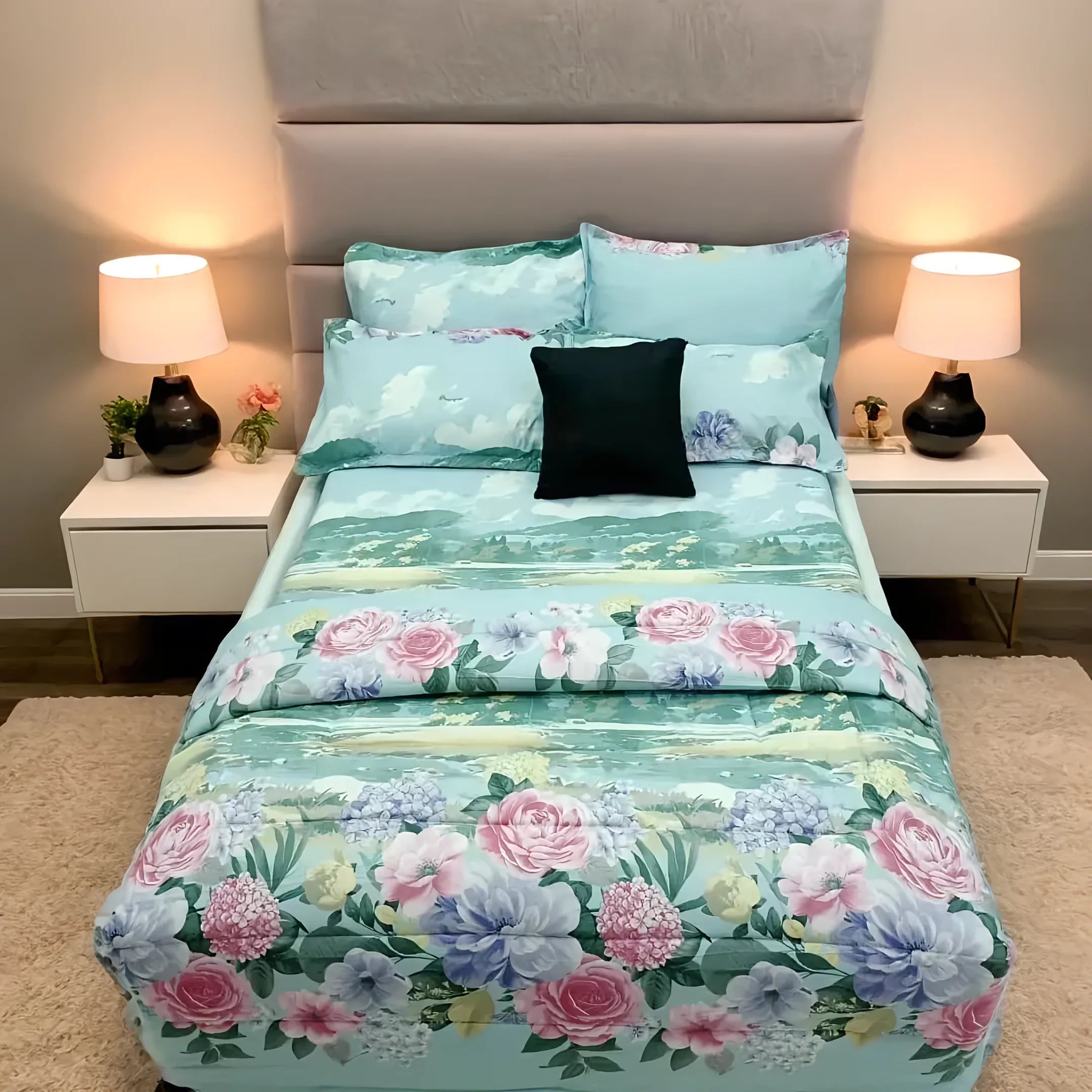 Turkish Pattern Non-Detachable Duvet Sets